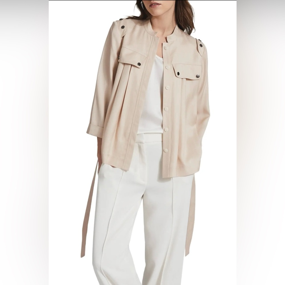 REISS Olivia Belted Jacket, pre-owned, size US 6